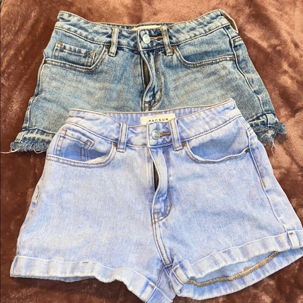 two pairs of PacSun shorts